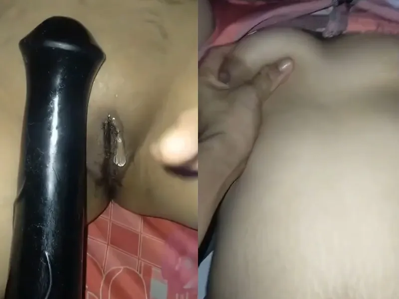 Tình nhân xinh tươi vú to lỗ lồn múp móc lồn bằng sextoy cực sướng