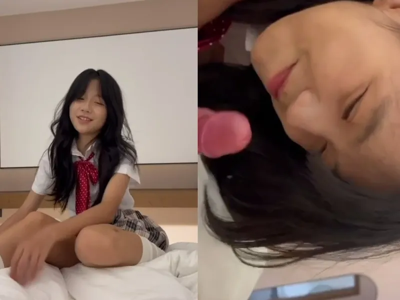 Em loli dễ thương liếm chuối biến em thành con em đào nứng p1